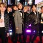 BTS saat di New York pada 31 Desember 2019. (AFP/Astrid Stawiarz)