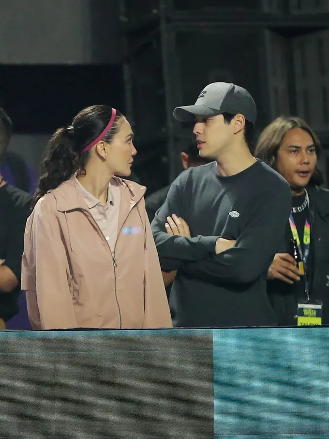 [Fimela] Luna Maya dan Maxime Bouttier di Lagi-Lagi Tenis