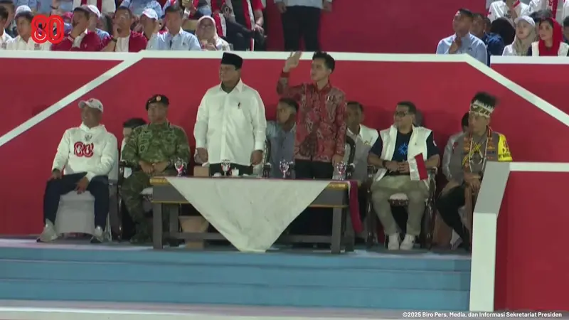 Puluhan Kendaraan Hias Kementerian Meriahkan Karnaval HUT RI di Monas, Prabowo-Gibran Hadir - News Liputan6.com