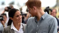 Meghan Markle - Pangeran Harry (PETER PARKS / POOL / AFP)