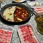 Hot pot ala Mongolia di Happy Sheep. (Dok. Liputan6.com/Dyra Daniera)