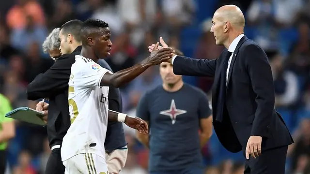 Pelatih Real Madrid, Zinedine Zidane.