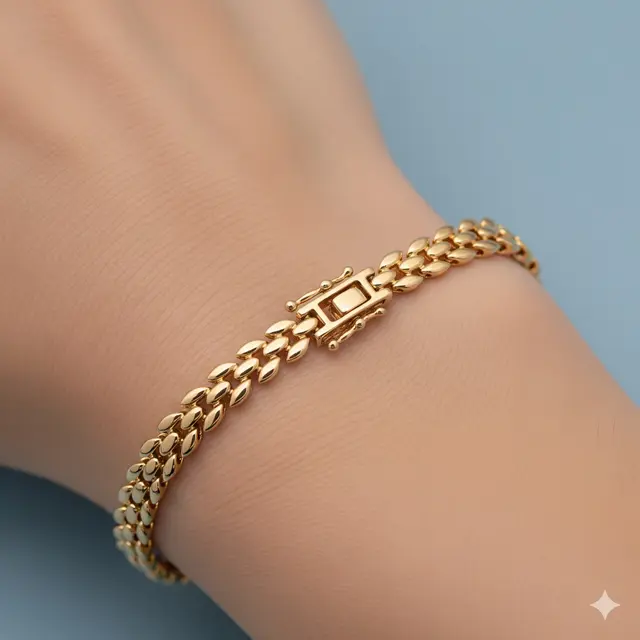 Model Gelang Emas 18 Karat 5 Gram untuk Simpanan. gemini