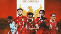 Timnas Indonesia - Yance Sayuri, Calvin Verdonk, Yakob Sayuri, Beckham Putra, Egy Maulana Vikri (Bola.com/Adreanus Titus)