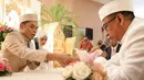 Mantan suami Marshanda itu resmi melaksanakan akad nikah dan resepsi pernikahan di Ballroom The Ritz Carlton, Jakarta Selatan, Sabtu (30/7/2016). (Adrian Putra/Bintang.com)