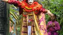 Selama prosesi Tawur Agung Kesanga, umat Hindu menampilkan beragam jenis tarian. (merdeka.com/Arie Basuki)