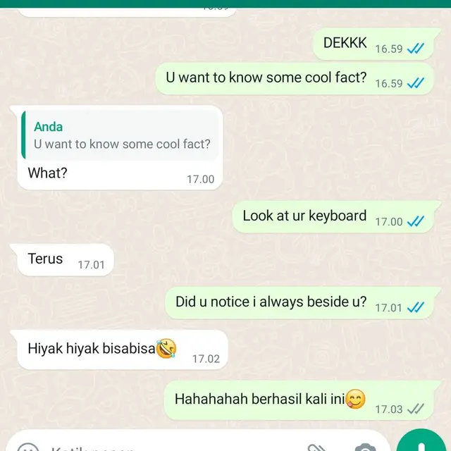 Coba Kirim Gombalan Viral, 7 Chat Netizen Ini Malah Berujung Kesal