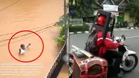 6 Perjuangan Kurir Antarkan Paket Ini Bikin Salut, Ada yang Terobos Banjir