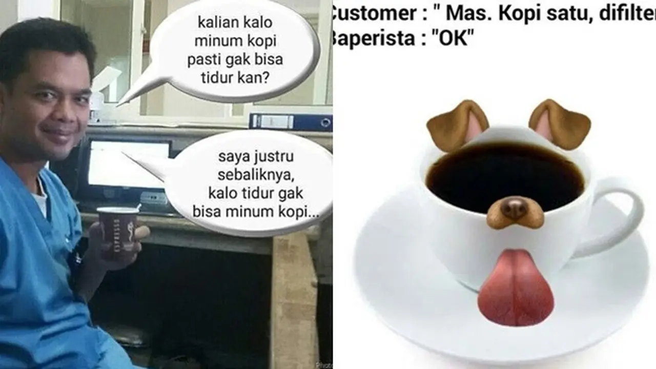 6 Meme Minum Kopi Ini Kocak Banget Bikin Geleng Kepala Hot