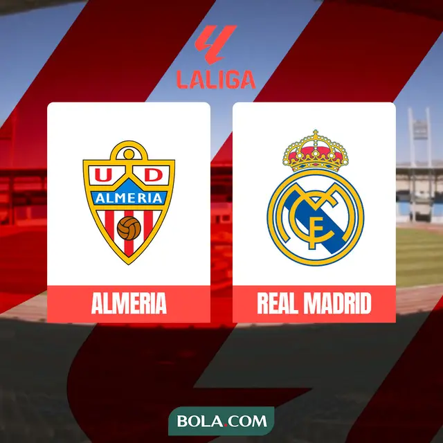 Liga Spanyol - Almeria Vs Real Madrid