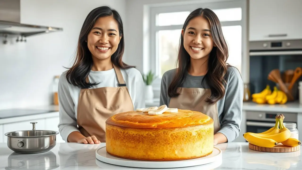 cara bikin bolu pisang kukus