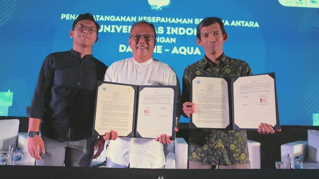 Kolaborasi BEM UI dan Danone-AQUA