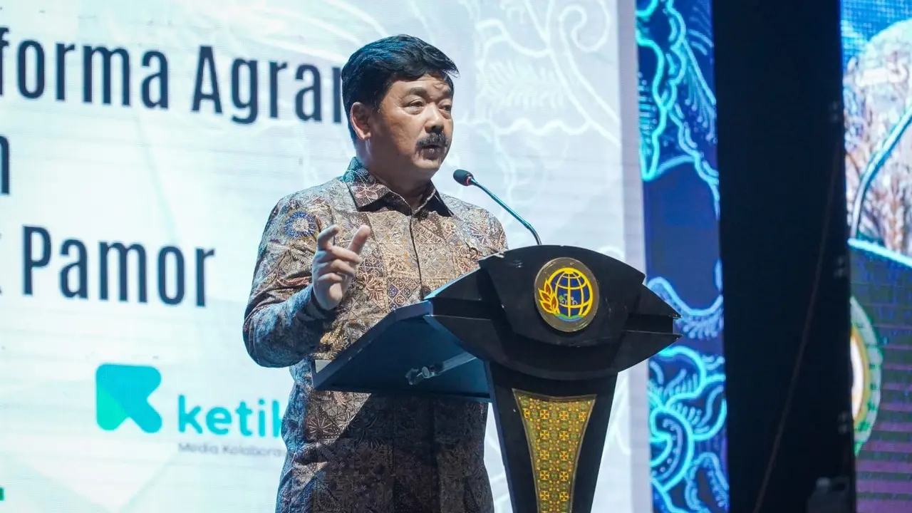 Menteri Agraria dan Tata Ruang/Badan Pertanahan Nasional (ATR/BPN) Hadi Tjahjanto