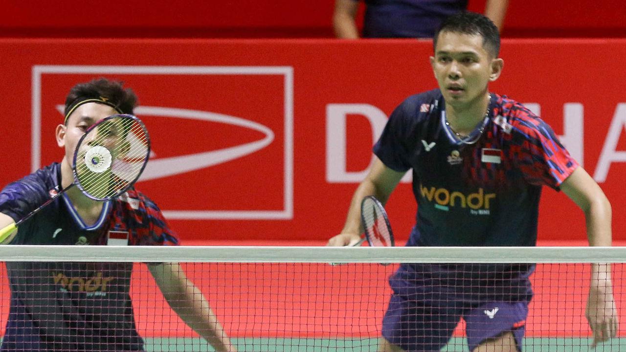 FOTO: Fajar/Rian Mengikuti Jonatan Christie Lolos ke Final Indonesia Masters 2025