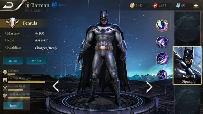 Batman hadir di Arena of Valor. (Liputan6.com/ Yuslianson)