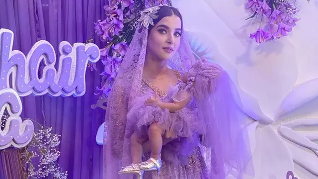7 Potret Aqiqah Baby Lily Anak Tasya Farasya, Mewah Serba Ungu