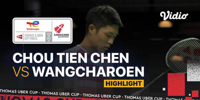 VIDEO: Laga Seru antara Tunggal Putra Chinese Taipei Vs Thailand di Piala Thomas 2020