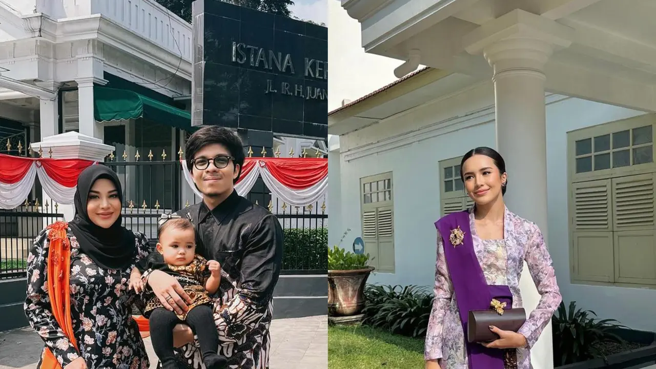 Adu Gaya Aurel Hermansyah, Beby Tsabina, hingga Laksmi DeNeefe Pakai Kebaya Floral di Tasyakuran 7 Bulan Kehamilan Erina Gudono