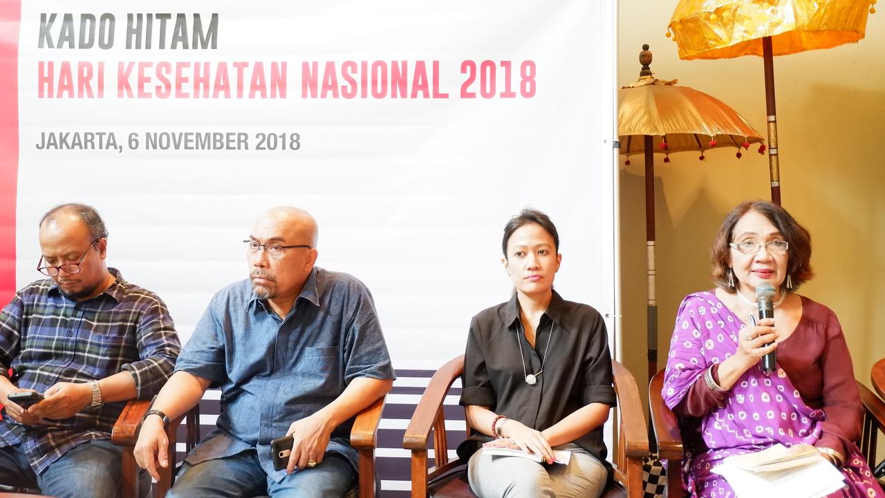 Konferensi Pers oleh KOMNAS PT yang dihadiri CISDI, YLKI, FAKTA, PKJS-UI, Yayasan Lentera Anak Indonesia, dan JP3T.