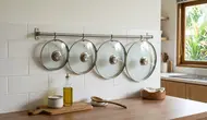 7 Model Tempat Penyimpanan Tutup Panci yang Jarang Dipikirkan agar Dapur Makin Rapi dan Cantik