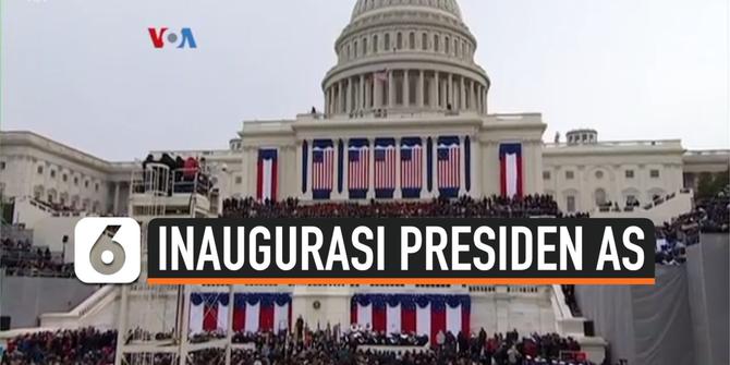 VIDEO: Persiapan Inaugurasi Presiden AS Tanpa Keramaian