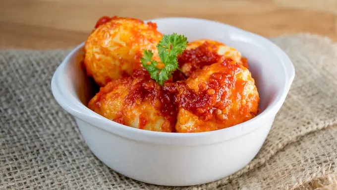 sambal telur balado pedas manis