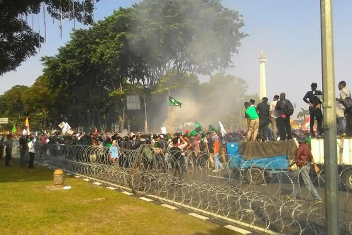 Perkiraan Macet Demo 20 Mei Ternyata Meleset