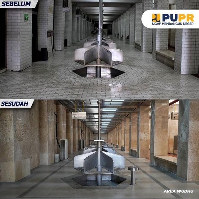 Tempat Wudhu. Dok Kementerian PUPR