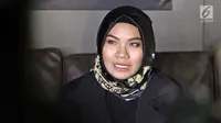 Istri Aldi Taher, Georgia Aisyah bicara soal perceraiannya. (Herman Zakharia/Liputan6.com)