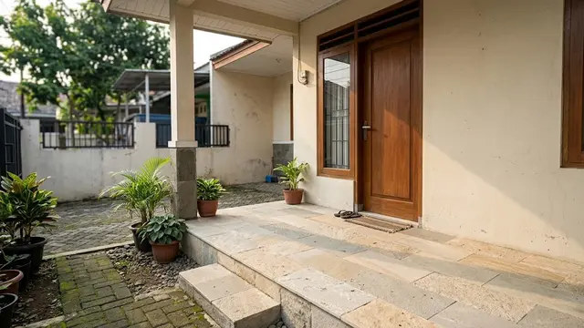 Ide Lantai Teras Rumah Kecil