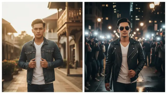 Prompt Gemini AI Edit Foto Ala Artis dengan Kamera Paparazzi