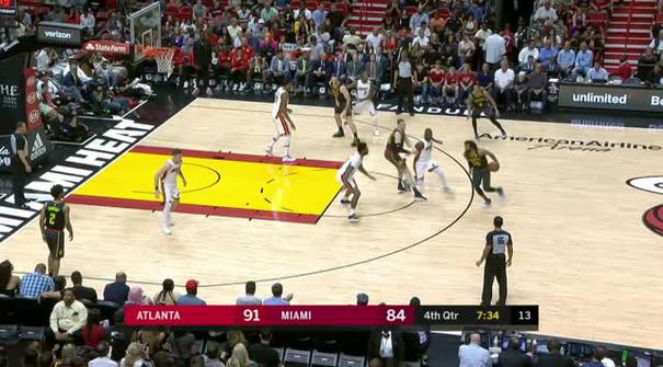 Berita video game recap NBA 2017-2018 antara Miami Heat melawan Atalanta Hawks dengan skor 101-98.