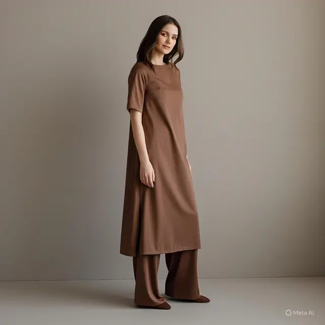 9 Inspirasi Padu Padan Dress dan Celana Panjang