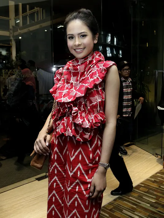 Ditemui di kawasan Epicentrum, Kuningan, Jakarta Selatan, Selasa (18/8/2015), Maudy dipercaya menghidupkan tokoh Yumna lewat suaranya. (Wimbarsana/Bintang.com)