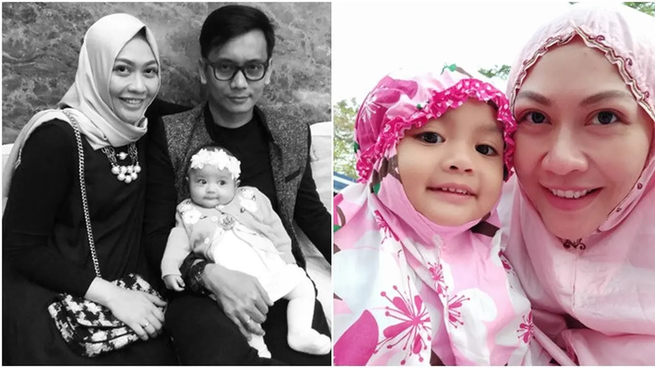 7 Potret Cindri Wahyuni Istri Almarhum Bani Seventeen saat Asuh Anak