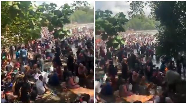 Viral Video Pantai di Pangandaran Diserbu Ribuan Pengunjung, Akhirnya Ditutup