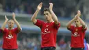 Gary Neville merupakan bagian dari Class of 92. Pensiun pada 2011, pemain yang berposisi sebagai bek kanan tersebut telah mencatatkan penampilan sebanyak 602 kali. Neville juga sukses merengkuh 30 gelar selama karier profesionalnya sebagai sepak bola di Manchester United. (AFP/Carl De Souza)