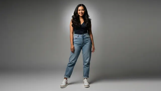 Model Celana Panjang Wanita untuk Paha Besar Boyfriend Jeans
