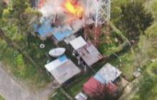 Berulah Lagi jelang HUT RI, KKB Bakar Tower Telkomsel dan Rumah Warga di Puncak Papua
