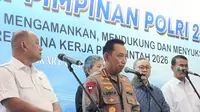 Kapolri Beberkan Arahan Prabowo di Rapim 2026, dari Program MBG hingga Ketahanan Energi