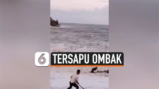 VIDEO: Pengantin Wanita Tewas Tersapu Ombak Saat Sesi Foto Pernikahan