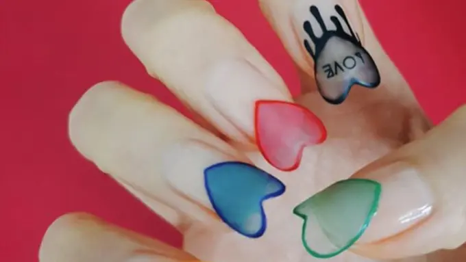 Jelang Valentine, Nail Art Bentuk Hati Ini Cocok Dijadikan Pilihan