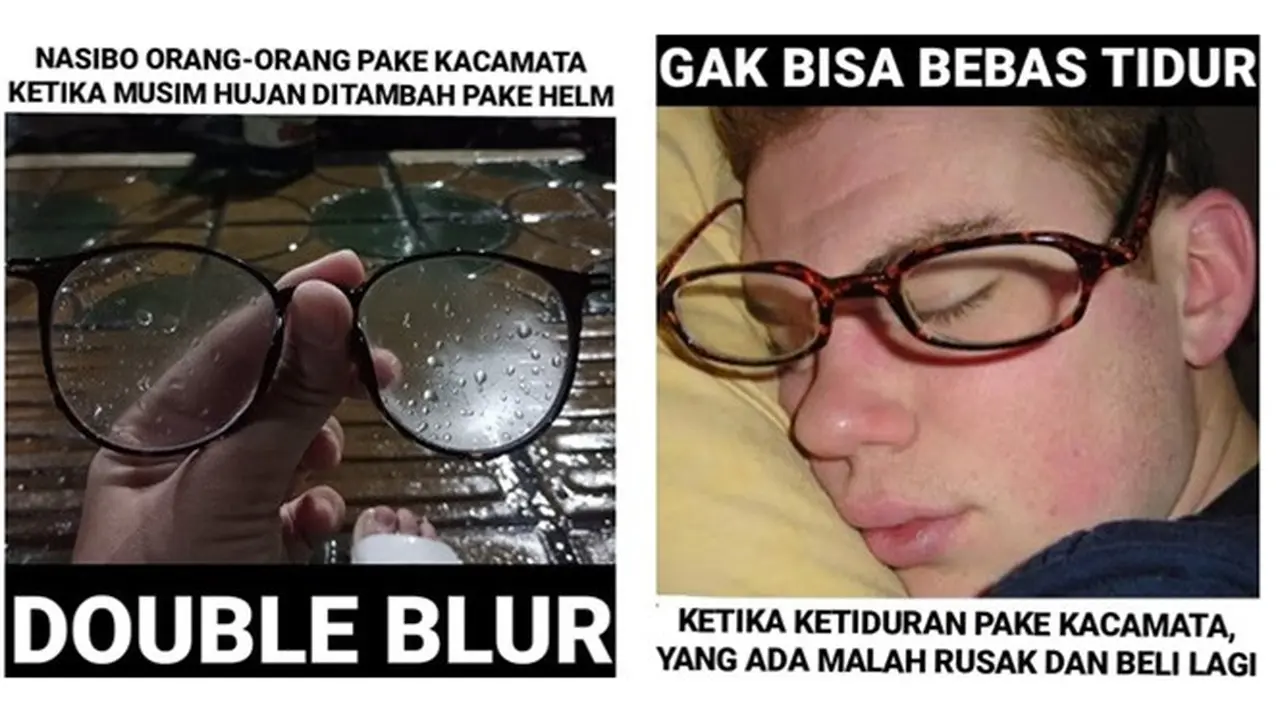 7 Meme Derita Orang Pakai Kacamata Ini Bikin Kesal Hot