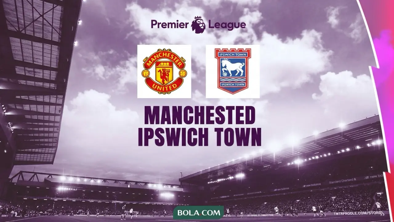 Ilustrasi Manchester United vs Ipswich Town