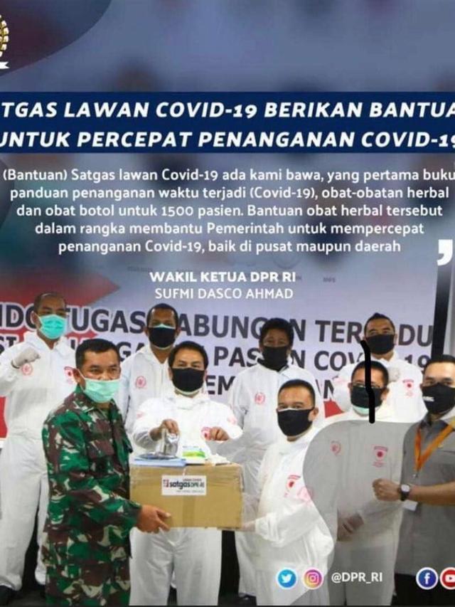 Satgas Lawan Covid-19 DPR RI