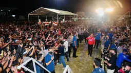 Presiden Joko Widodo atau Jokowi saat menghadiri Konser Kebangsaan Membumikan Pancasila dari NTT untuk Nusantara di Kabupaten Ende, Provinsi NTT, Rabu (1/6/2022). (Foto: Rusman - Biro Pers Sekretariat Presiden)