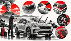 Infografis: Cara Bersihkan Mobil dari Abu Vulkanik Anak Krakatau