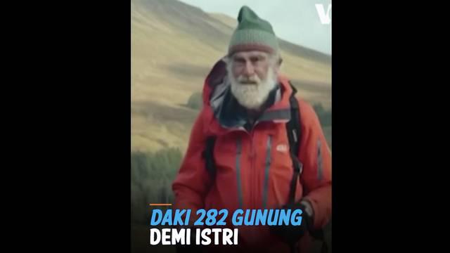 Nick Gardner, pria berusia 81 tahun bertekad untuk mendaki 282 ‘munro’ atau gunung yang miliki tinggi lebih dari 1,02 km di Skotlandia dalam 1.200 hari atau 39 bulan.