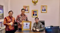 Kementerian Agraria dan Tata Ruang/Badan Pertanahan Nasional (ATR/BPN) menerima penghargaan Top GPR atau Government Public Relations Award 2024 dengan kategori “Special Achievement for Kementerian”. (Ist).