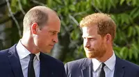 Pangeran William dan Pangeran Harry. (AP Photo/Martin Meissner)